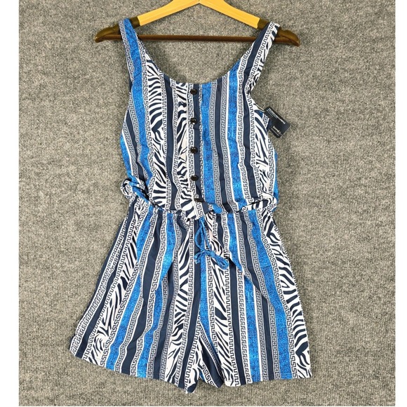 Summer Mae Pants - Summer Mae Swim‎ Romper with Pockets One Piece Women with Short Boyleg Sz 6